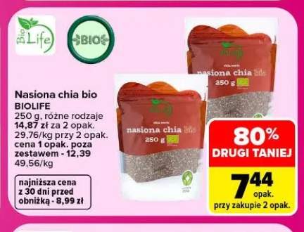 Nasiona chia bio BioLife