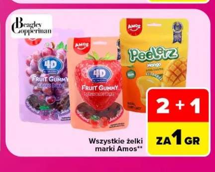 Żelki marki Amos +3 warianty