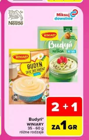 Budyń smak śmietankowy Winiary +1 wariant