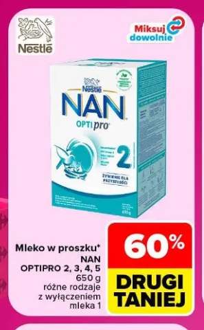 Mleko w proszku NAN Optipro 2 +3 warianty
