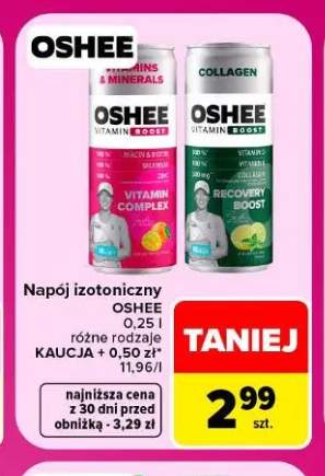 Napój izotoniczny Oshee Vitamin Boost Vitamins & Minerals +1 wariant