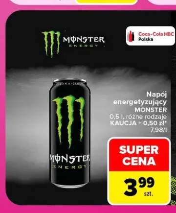 Napój energetyzujący Monster Energy