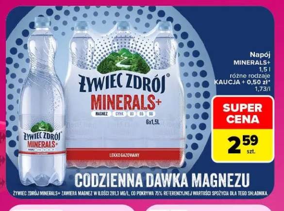 Napój Minerals+ Żywiec Zdrój