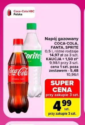 Napój gazowany Coca-Cola +2 warianty
