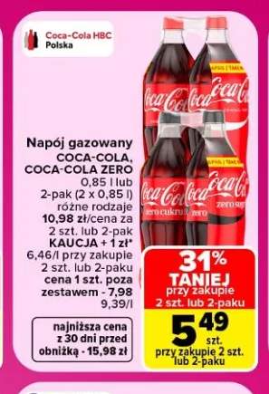 Napój gazowany Coca-Cola +1 wariant