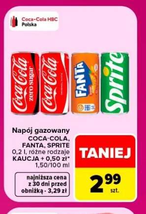 Napój gazowany Coca-Cola Zero +3 warianty