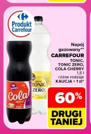 Napój gazowany Carrefour tonic +2 warianty