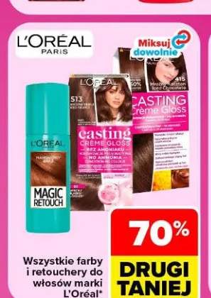 Farby i retouchery do włosów marki L'Oréal +3 warianty