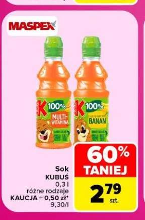 Sok Kubuś multiwitamina +1 wariant