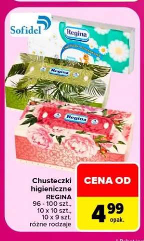Chusteczki higieniczne Regina