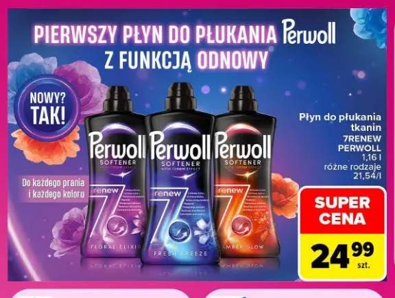 Płyn do płukania tkanin 7Renew Perwoll Floral Elixir +2 warianty