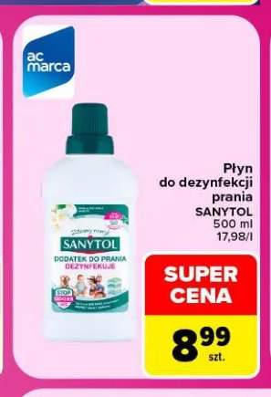 Płyn do dezynfekcji prania Sanytol
