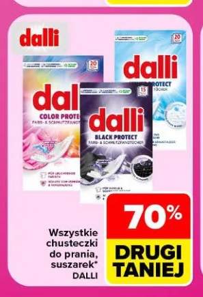Chusteczki do prania, suszarek Dalli +3 warianty