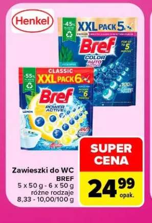 Zawieszki do WC Bref