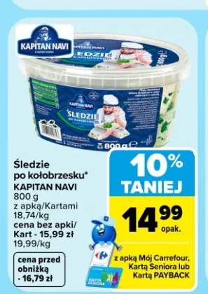 Śledzie po kołobrzesku Kapitan Navi