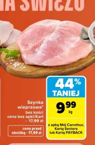 Szynka wieprzowa bez kości