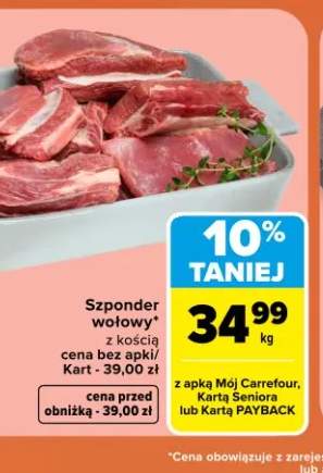 Szponder wołowy z kością