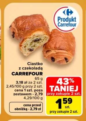 Ciastko z czekoladą Carrefour