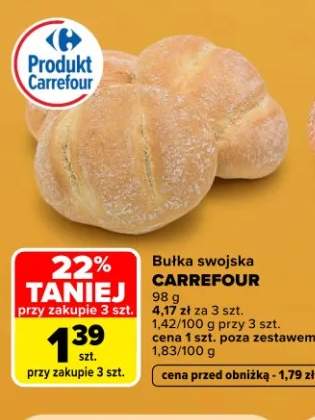 Bułka swojska Carrefour