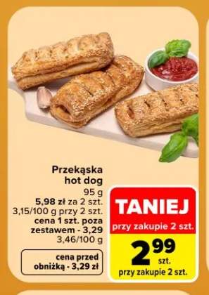 Przekąska hot dog