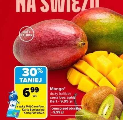 Mango duży kaliber