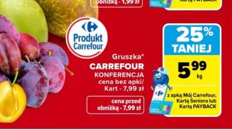 Gruszki Konferencja Carrefour