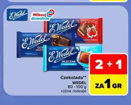 Czekolada truskawkowa E.Wedel +2 warianty
