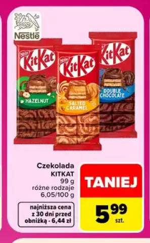 Czekolada KitKat Hazelnut +2 warianty