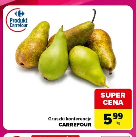 Gruszki konferencja Carrefour