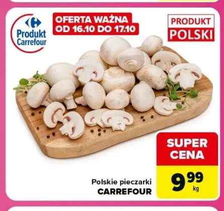 Pieczarki polskie Carrefour