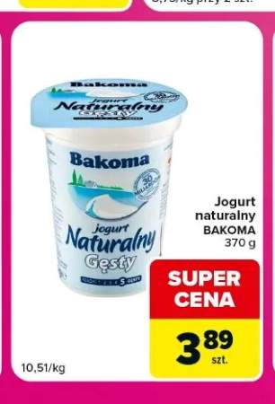 Jogurt naturalny Bakoma