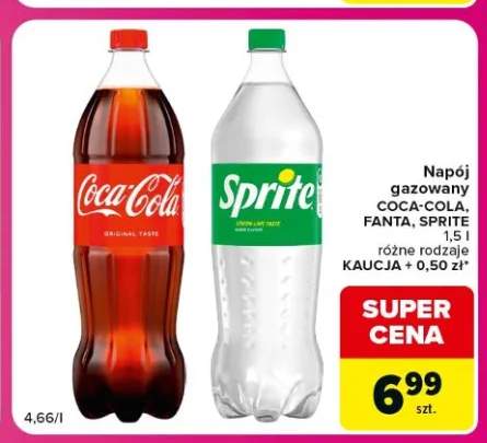 Napój gazowany Coca-Cola +2 warianty