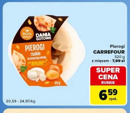 Pierogi Carrefour ruskie +1 wariant