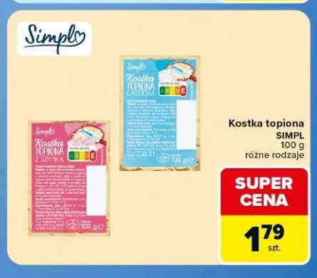 Kostka topiona Simpl łagodna +1 wariant