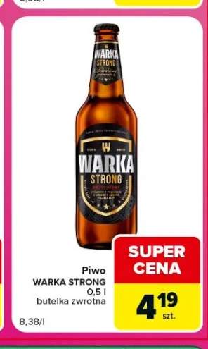 Piwo Warka Strong
