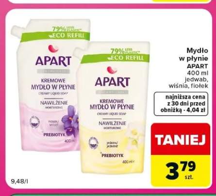 Mydło w płynie Apart fiołek +2 warianty