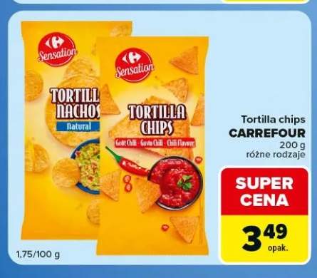 Tortilla chips Carrefour Sensation chili +1 wariant