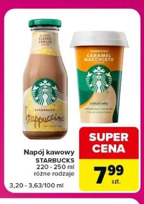 Napój kawowy Starbucks Caramel Macchiato +1 wariant