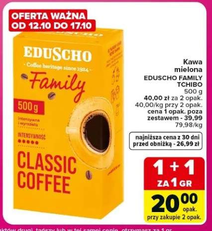 Kawa mielona Eduscho Family Tchibo