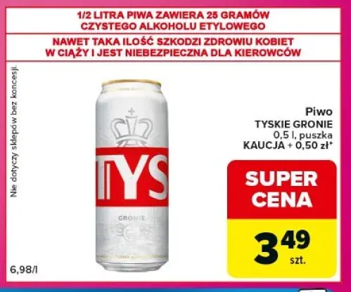 Piwo Tyskie Gronie