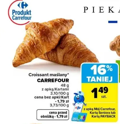 Croissant maślany Carrefour