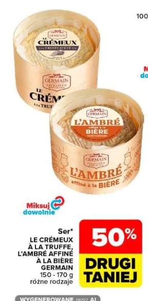 Ser Le Crémeux à la truffe Germain +1 wariant