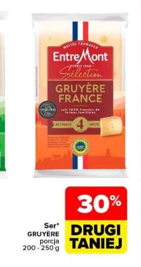 Ser Gruyère porcja Entremont