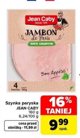 Szynka paryska Jean Caby