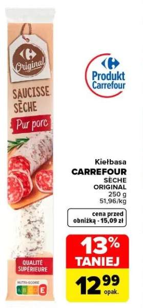 Kiełbasa Sèche Original Carrefour
