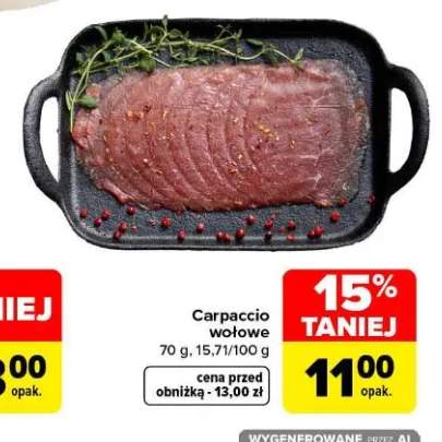 Carpaccio wołowe