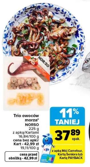 Trio owoców morza Norso