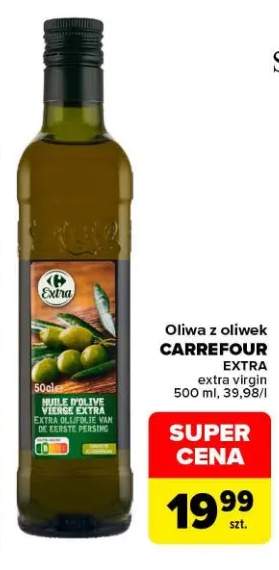 Oliwa z oliwek extra virgin Carrefour