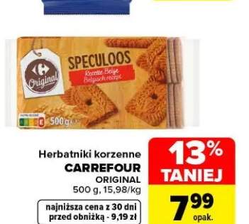 Herbatniki korzenne Carrefour Original