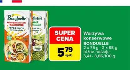 Warzywa konserwowe Bonduelle groszek 2-pak +1 wariant